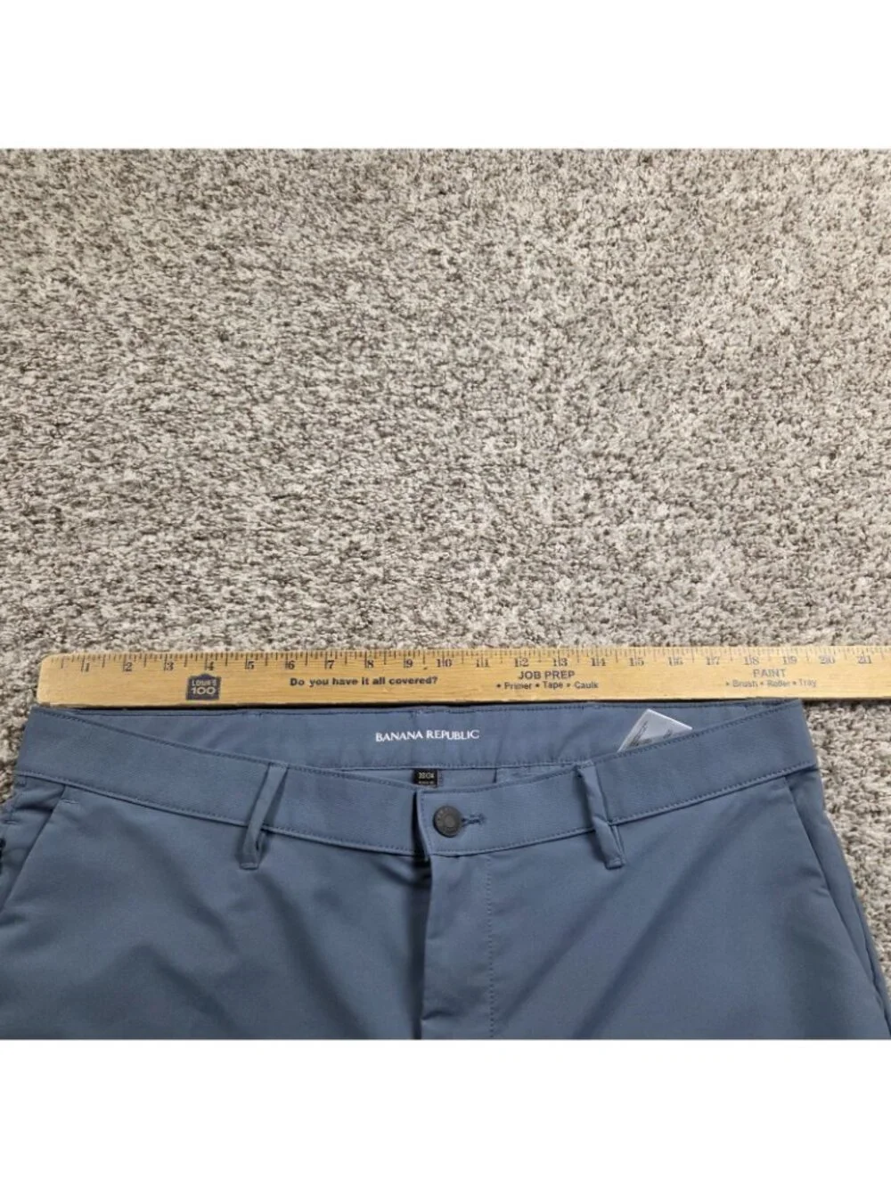 Banana Republic Pants Men's 38x34 Blue Flat Front Golf Performance